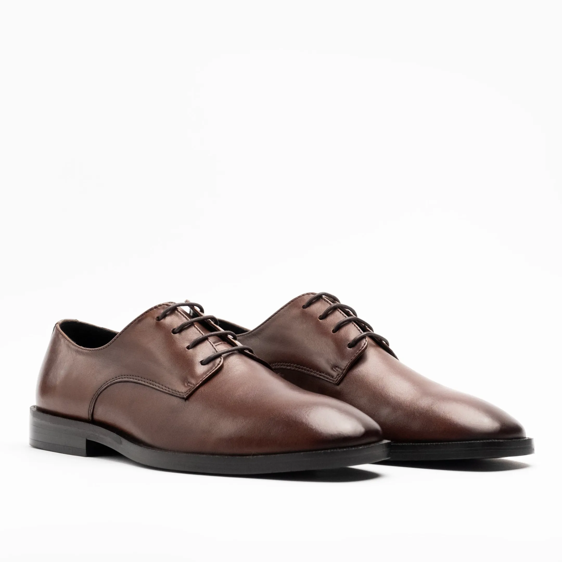 Cheap Walk London Alex Derby Shoe Brown Leather