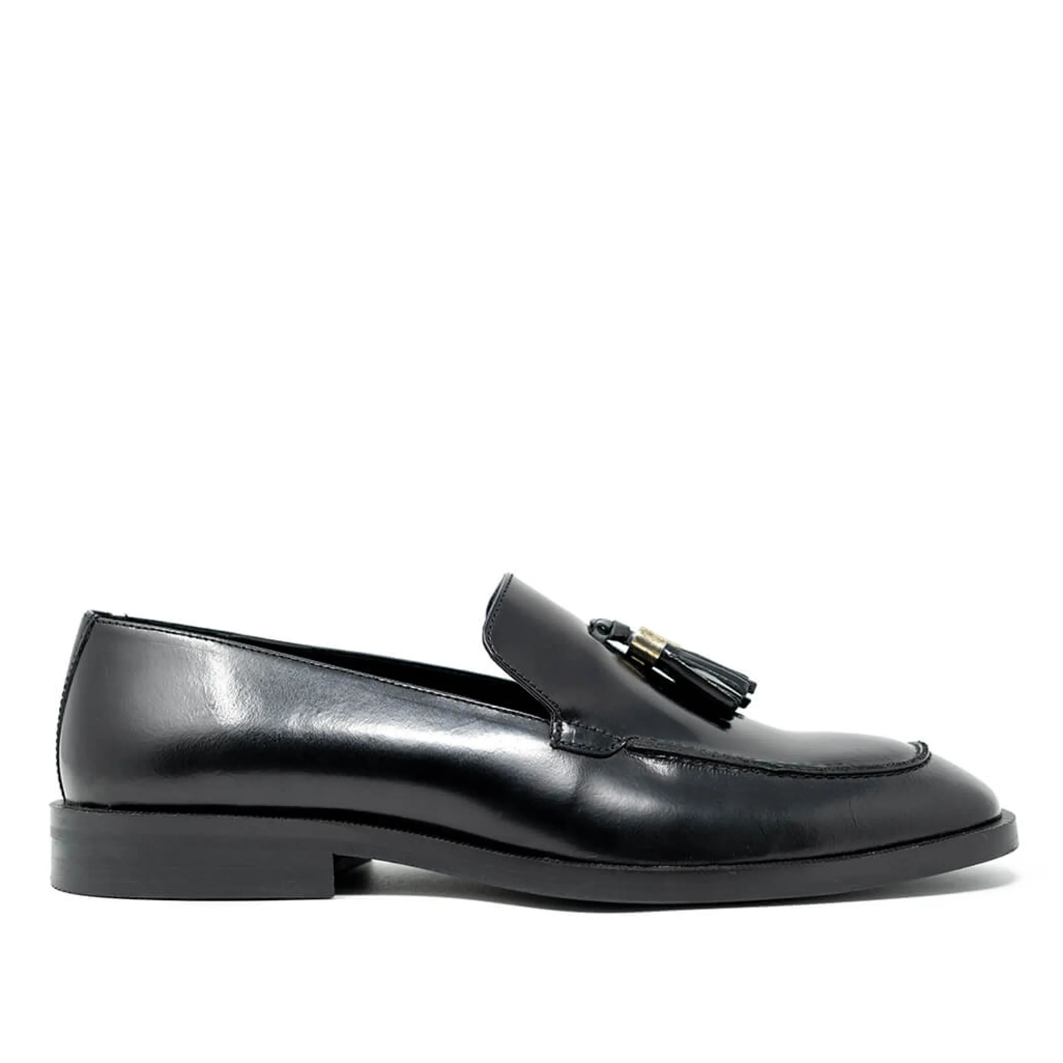 Store Walk London Alex Tassel Loafer Black Patent Leather