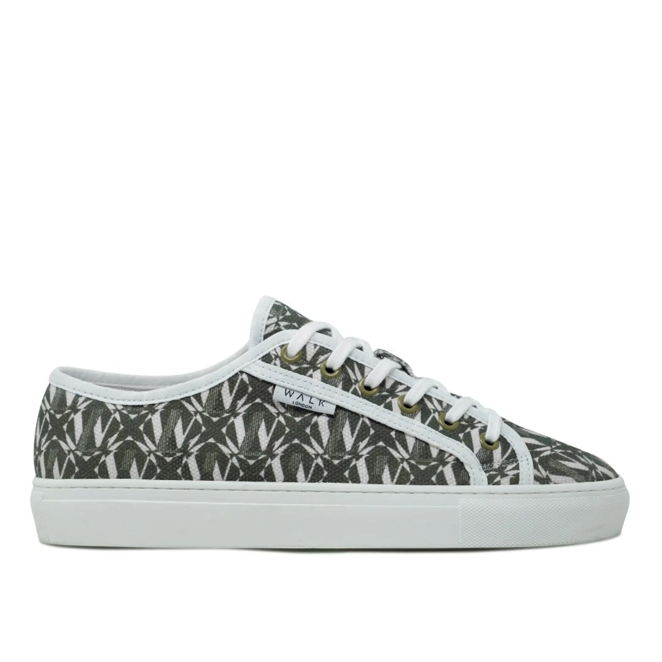 Online Walk London Boulevard Monogram Trainer Khaki
