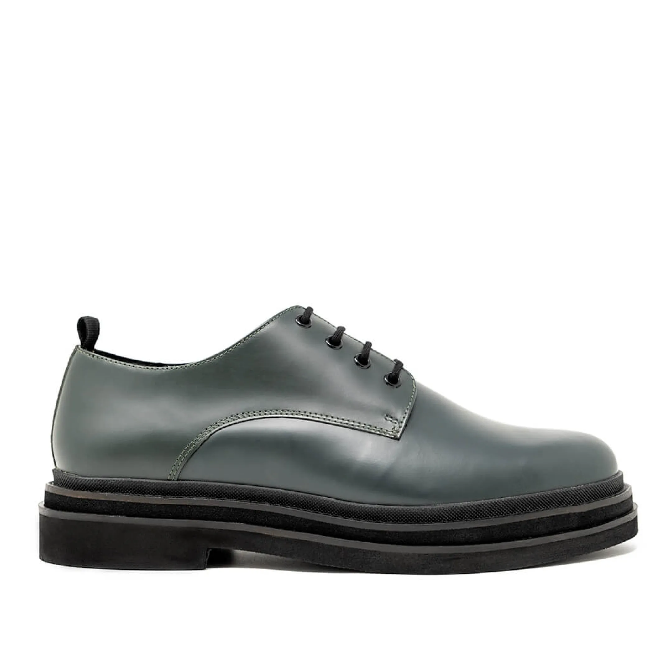 Store Walk London Brooklyn Derby Shoe Green