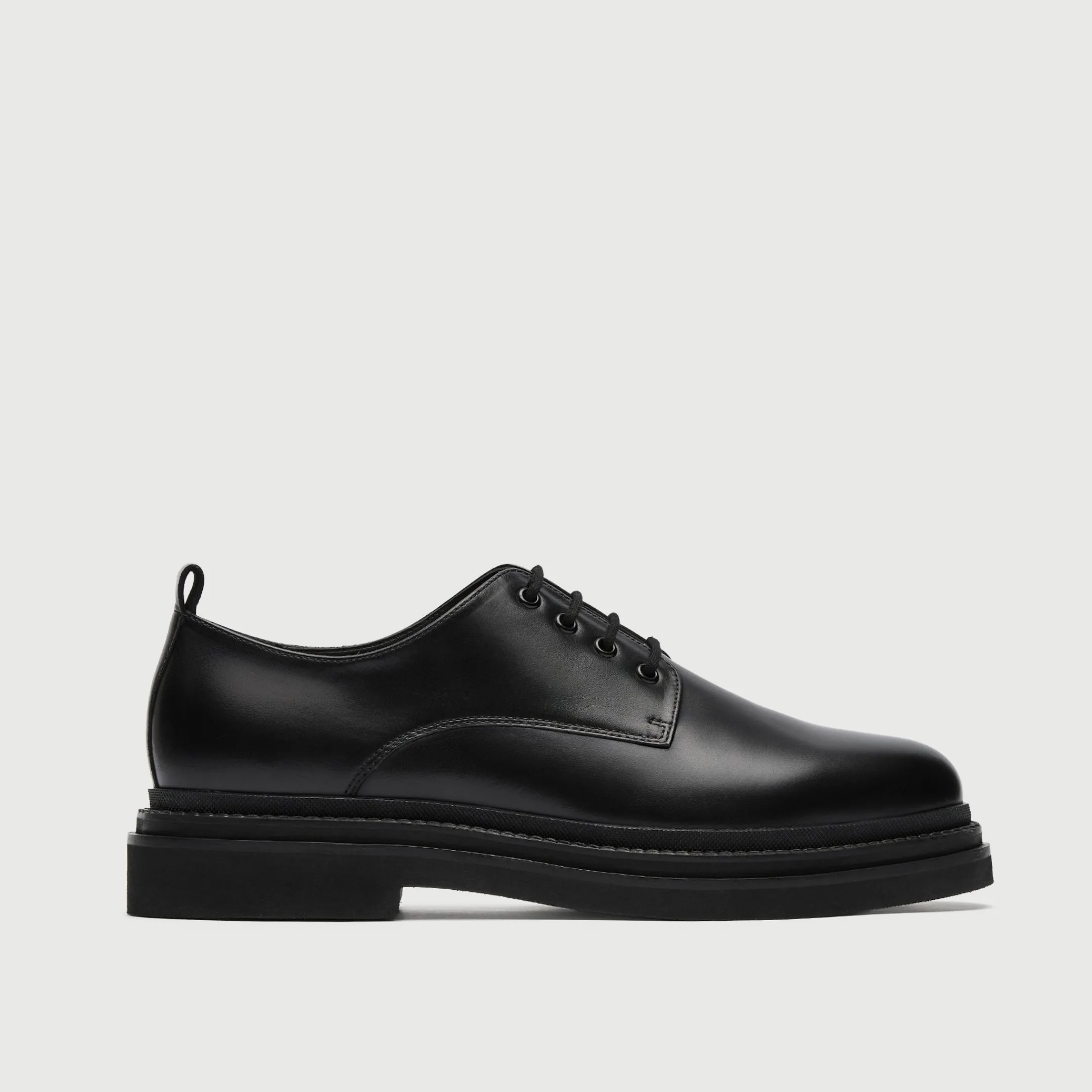 Fashion Walk London Brooklyn Derby Shoe Black