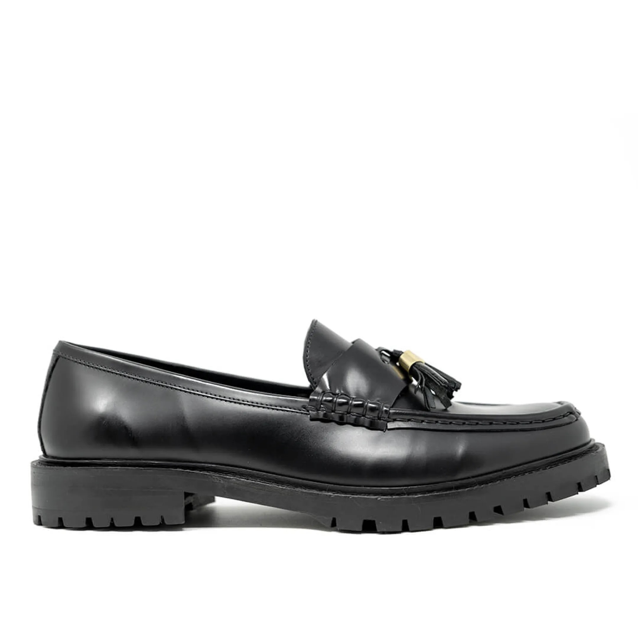 Best Sale Walk London Campus Tassel Loafer Black
