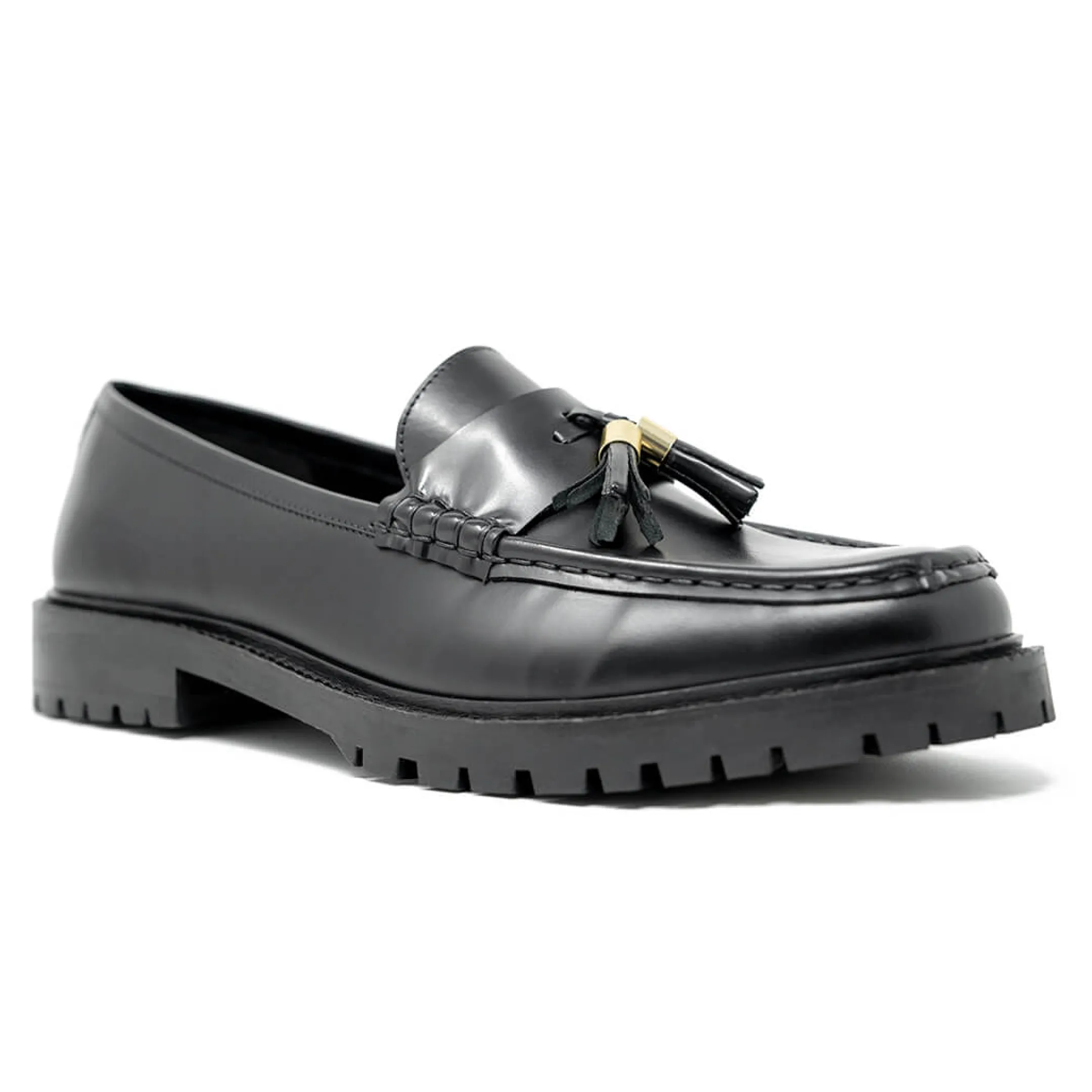 Best Sale Walk London Campus Tassel Loafer Black