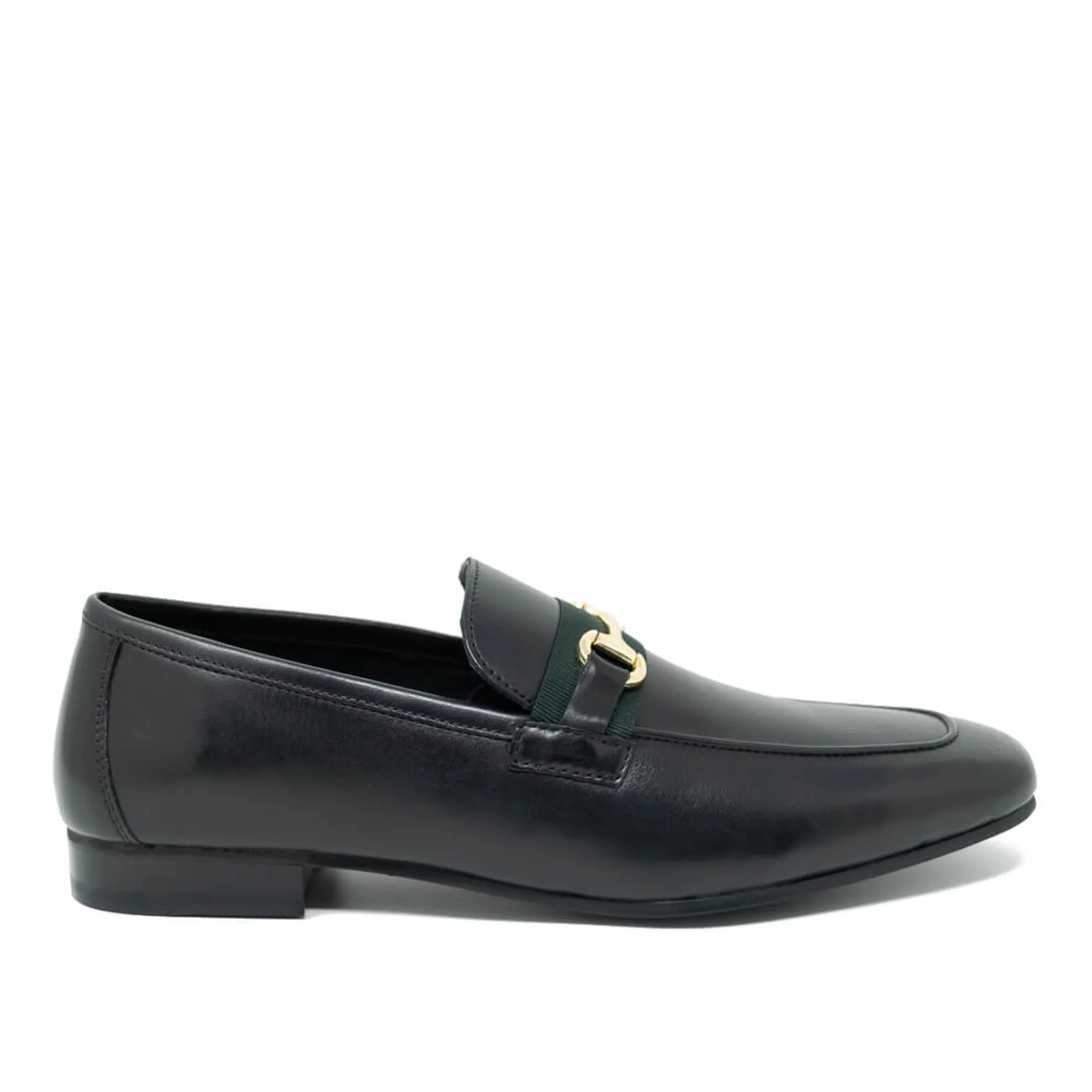 Fashion Walk London Capri Trim Loafer Black