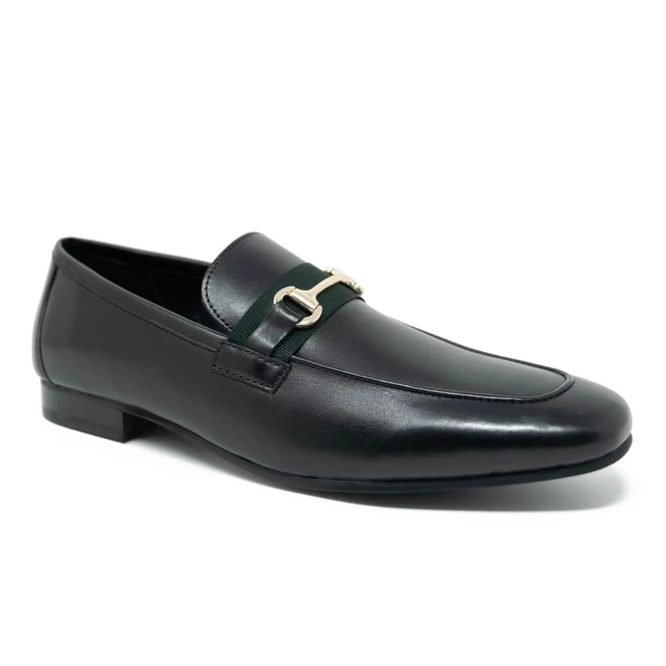 Fashion Walk London Capri Trim Loafer Black