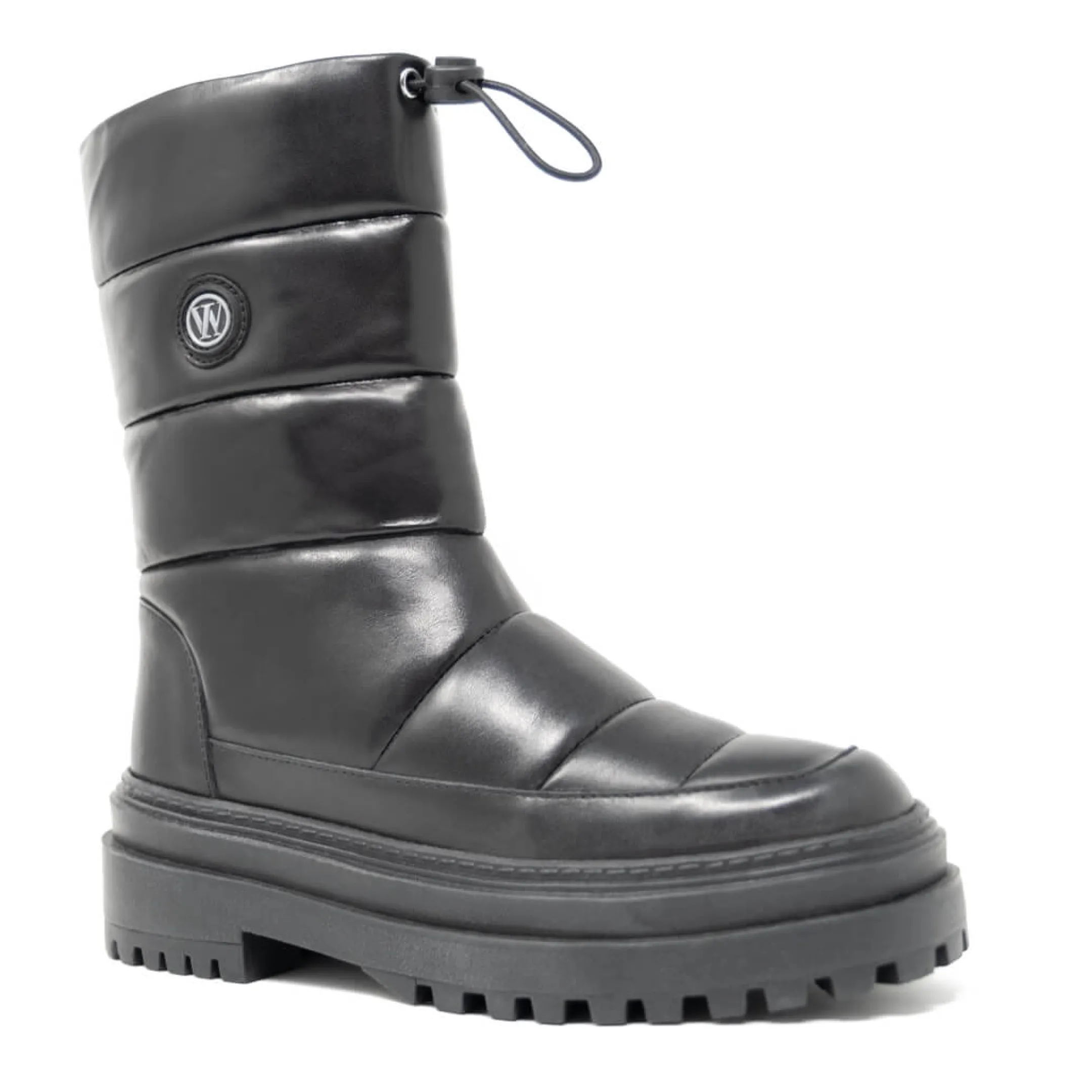 Shop Walk London Clarissa Padded Boot Black