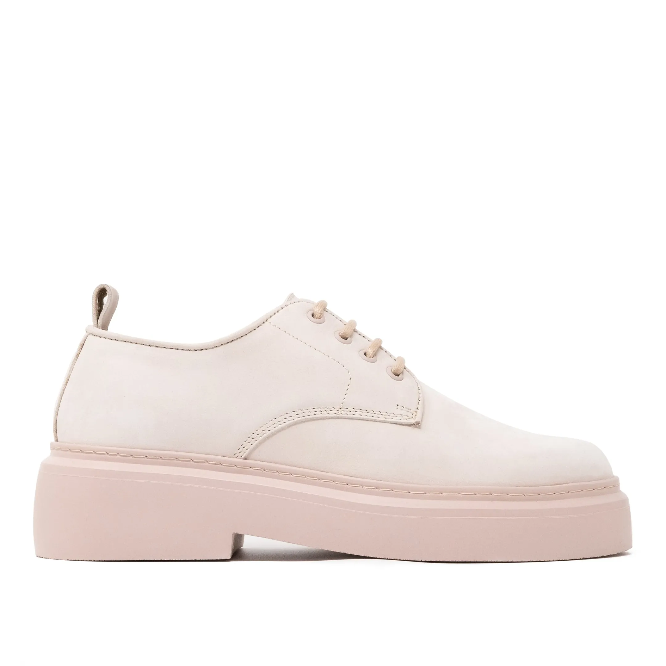 Discount Walk London Club Derby Shoe Pink Nubuck