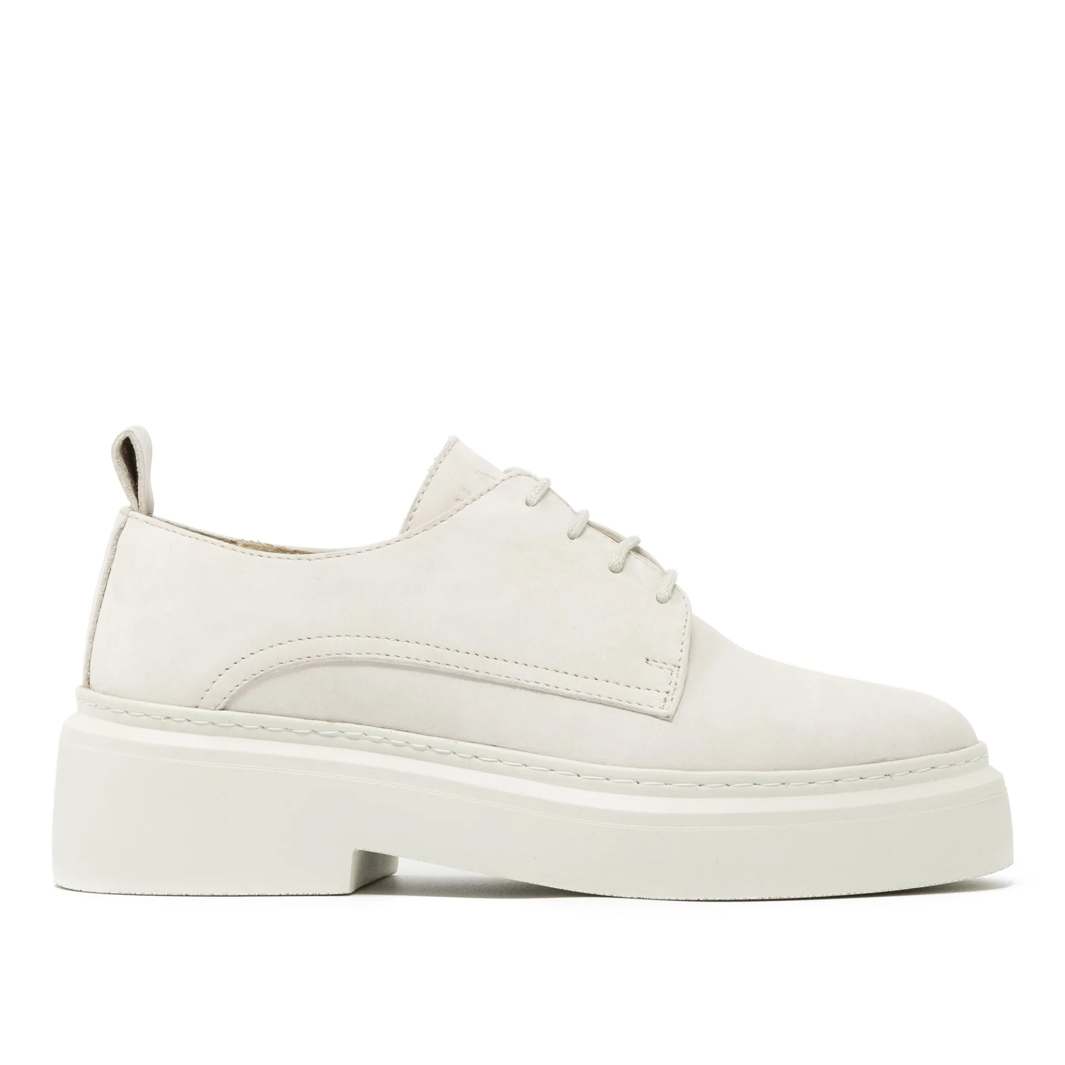 Hot Walk London Club Derby Shoe Off White