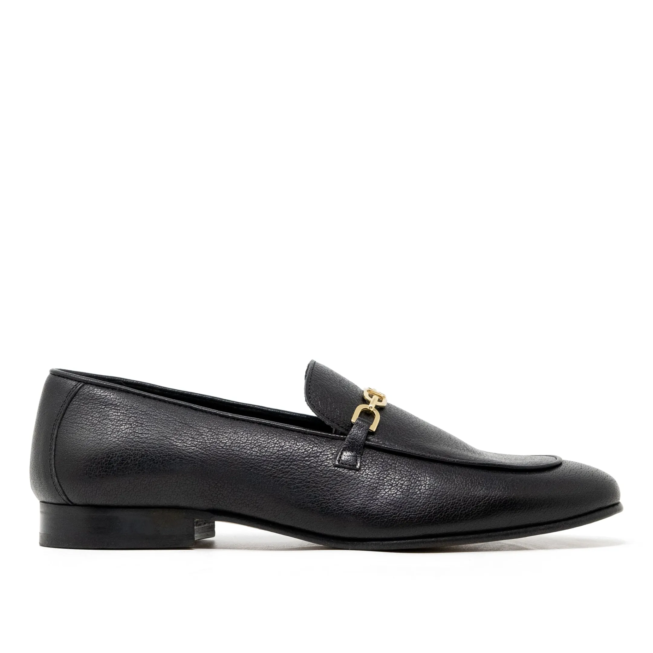 Store Walk London Como Trim Loafer Black Leather
