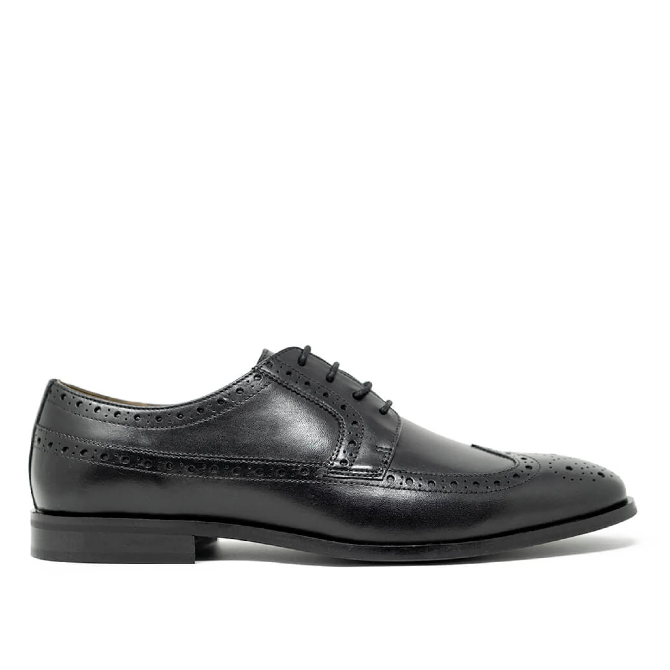 Outlet Walk London Florence Brogue Shoe Black