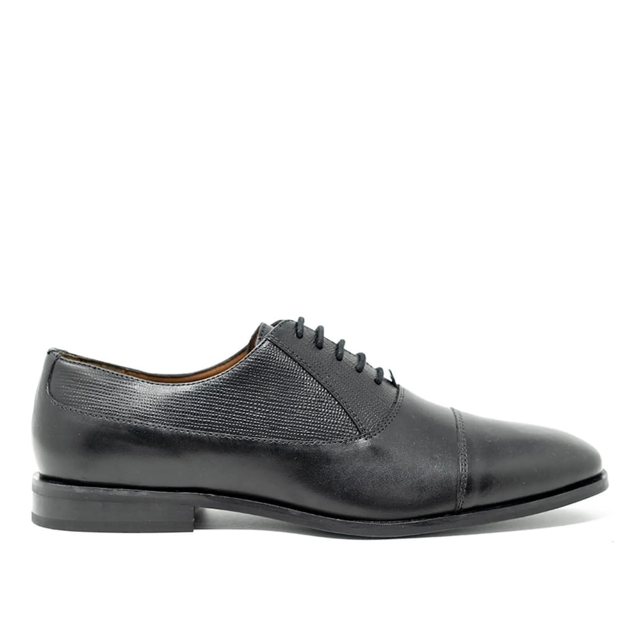 Store Walk London Florence Oxford Toe Cap Shoe Black