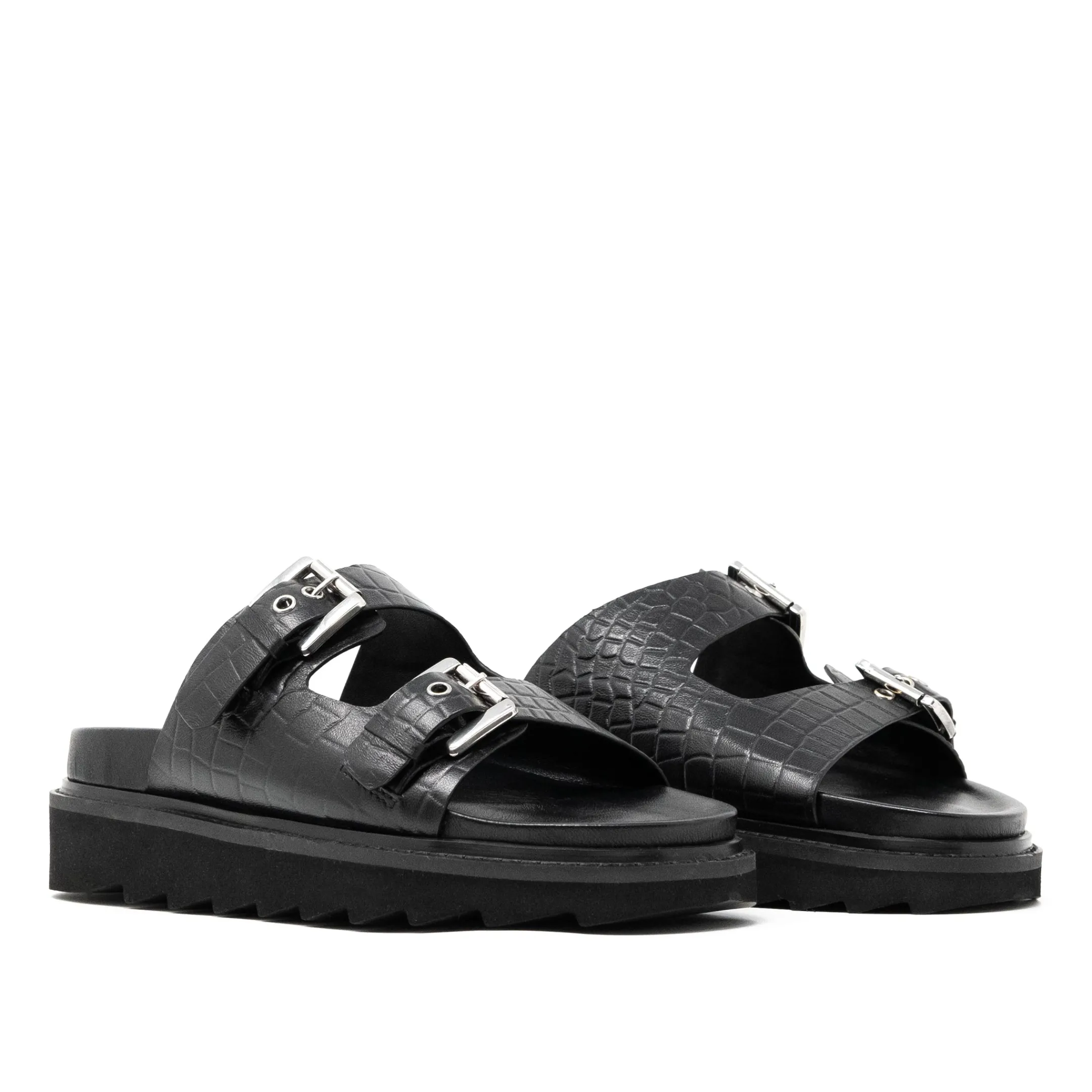 Best Walk London Garda Sandal Black