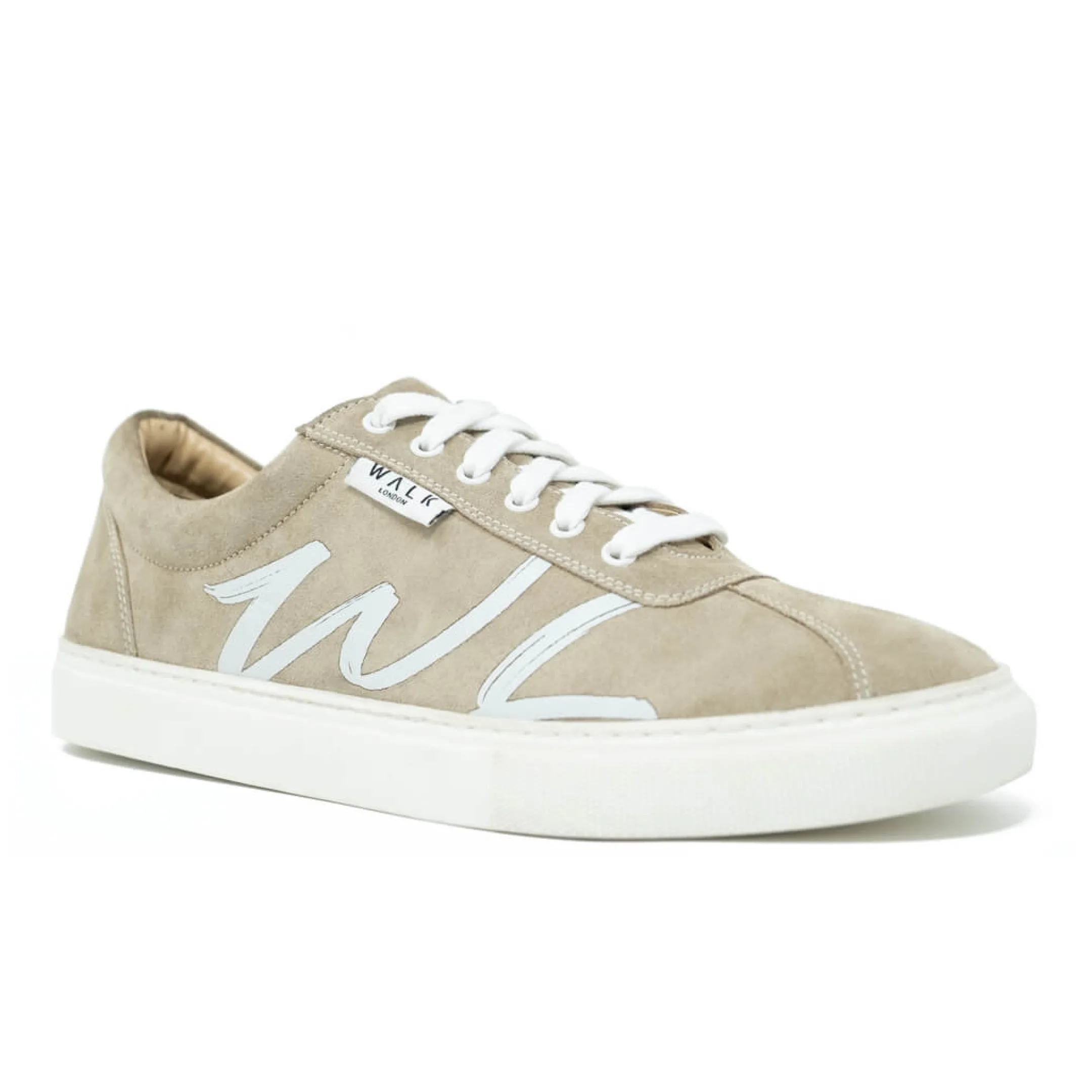 Best Walk London Hawk Sneaker Stone Suede
