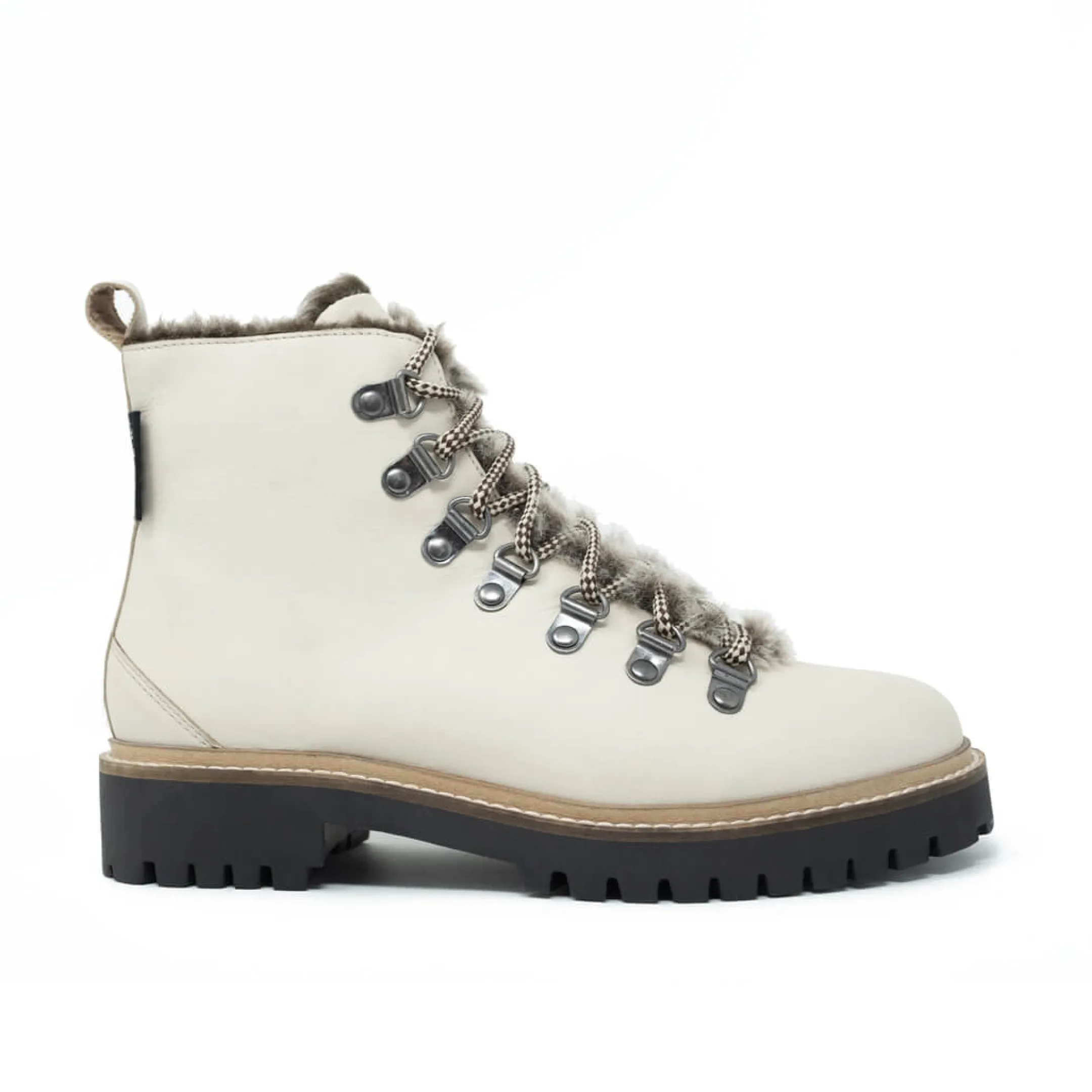 Sale Walk London Holly Hiking Boot Off White