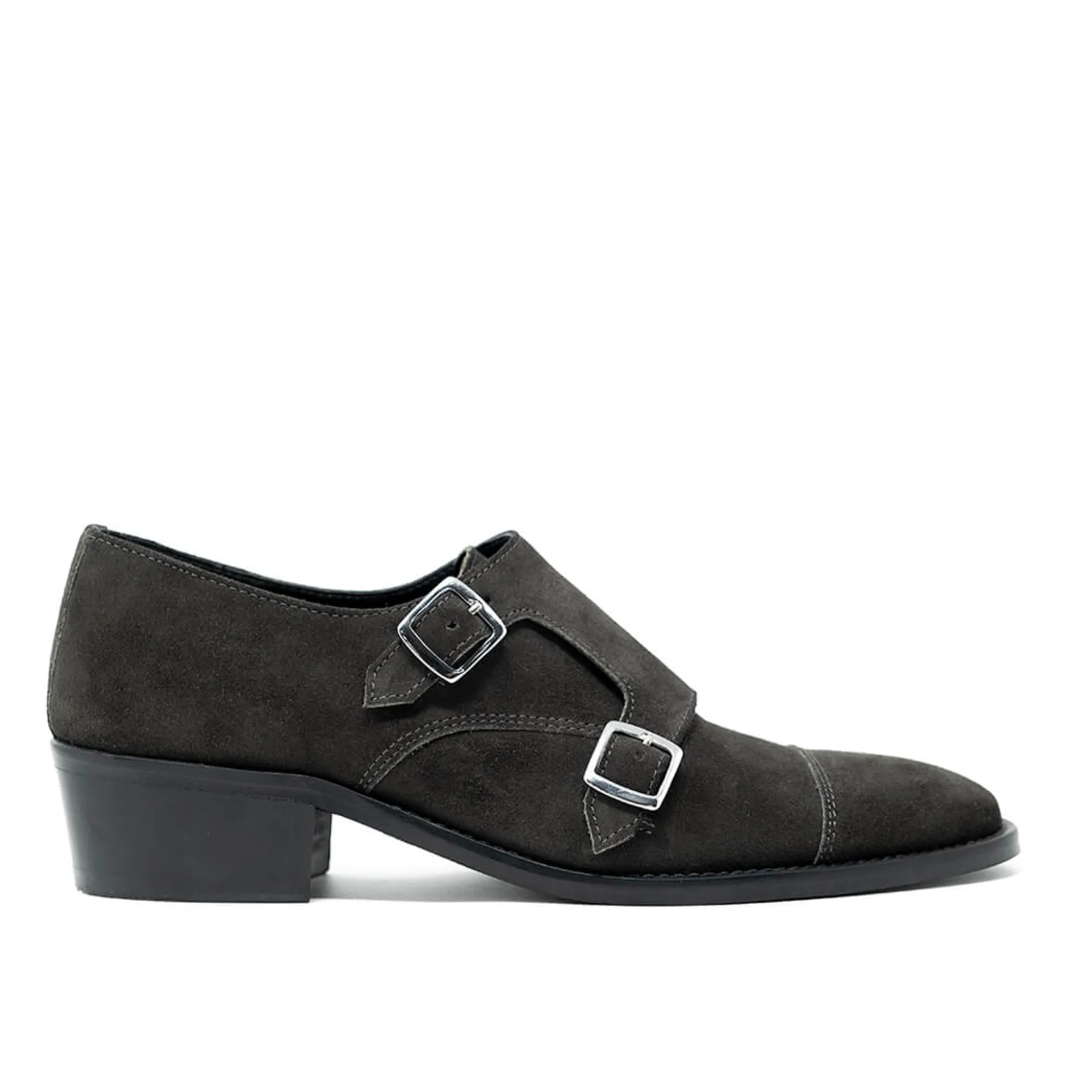 Store Walk London Hoxton Monk Strap Shoe Grey