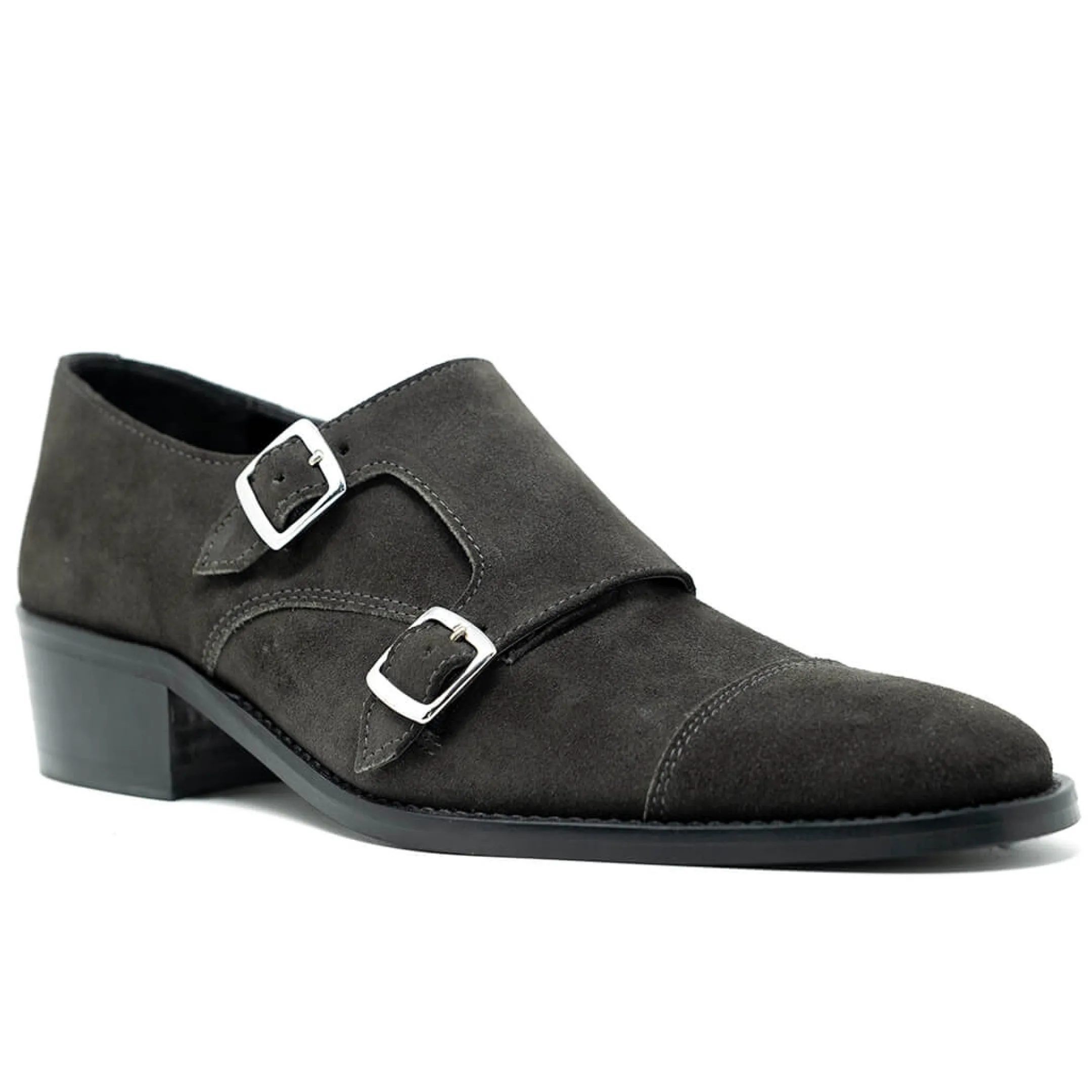 Store Walk London Hoxton Monk Strap Shoe Grey