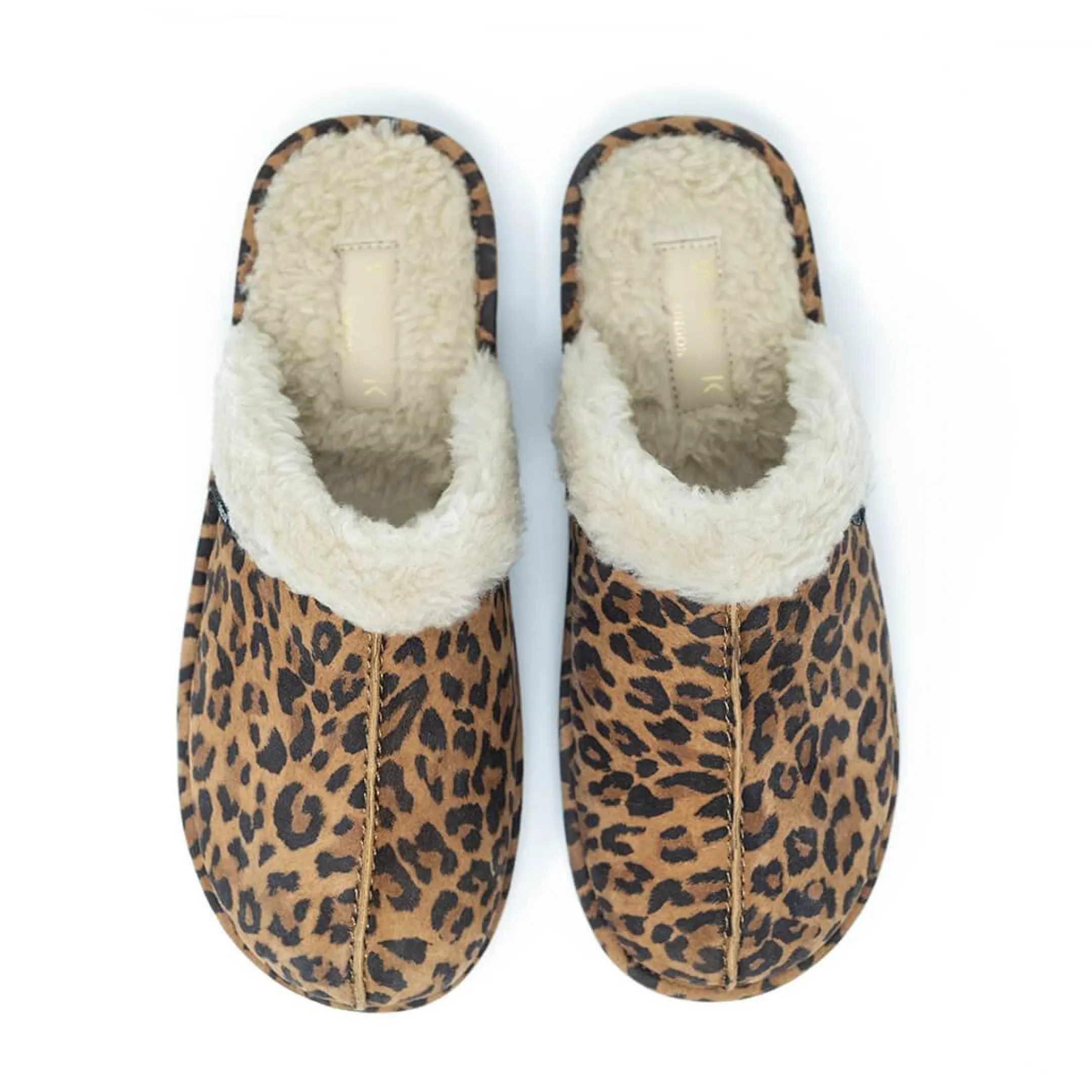 Best Walk London Isla Slipper Leopard Suede