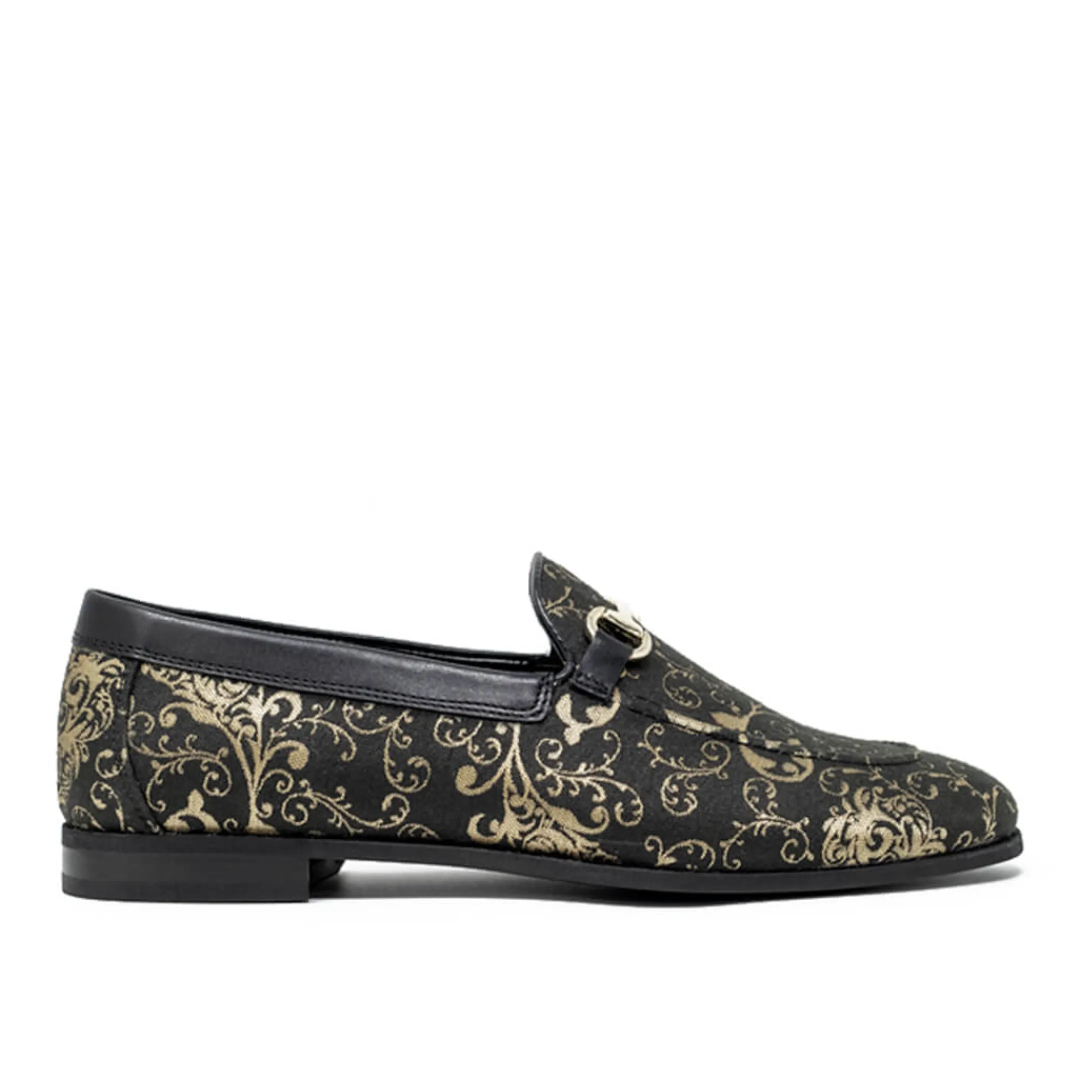 Flash Sale Walk London Joey Trim Loafers Black & Gold