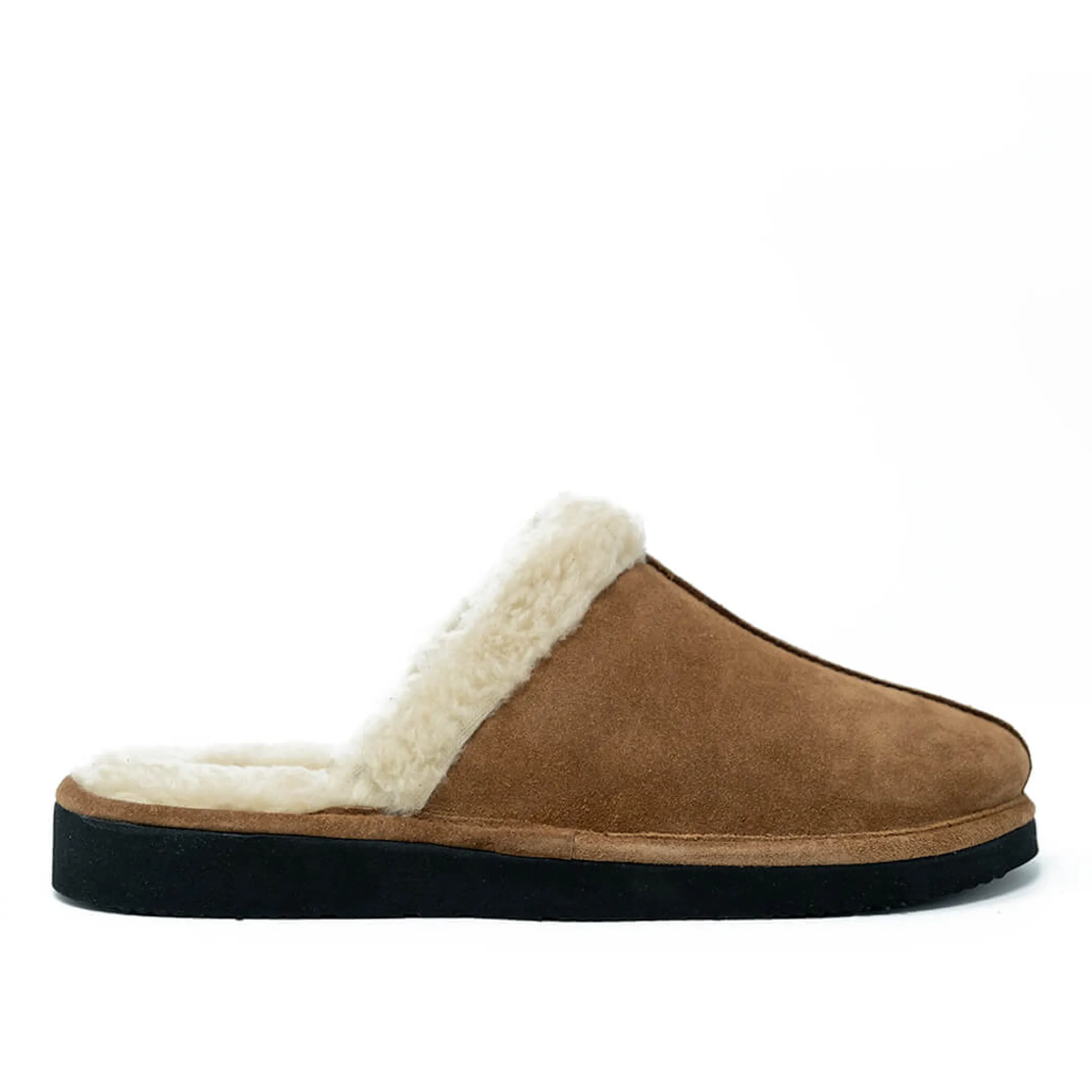 Shop Walk London Leyton Slipper Tan Suede