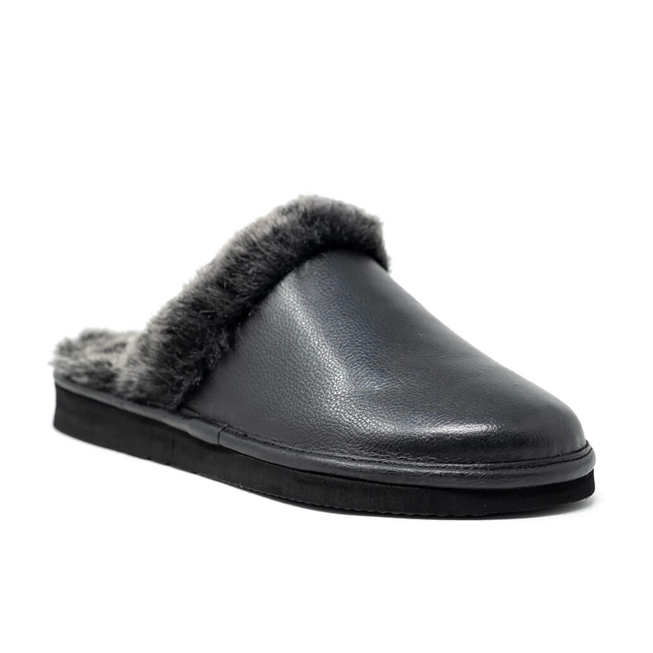 Flash Sale Walk London Leyton Slipper Black Leather