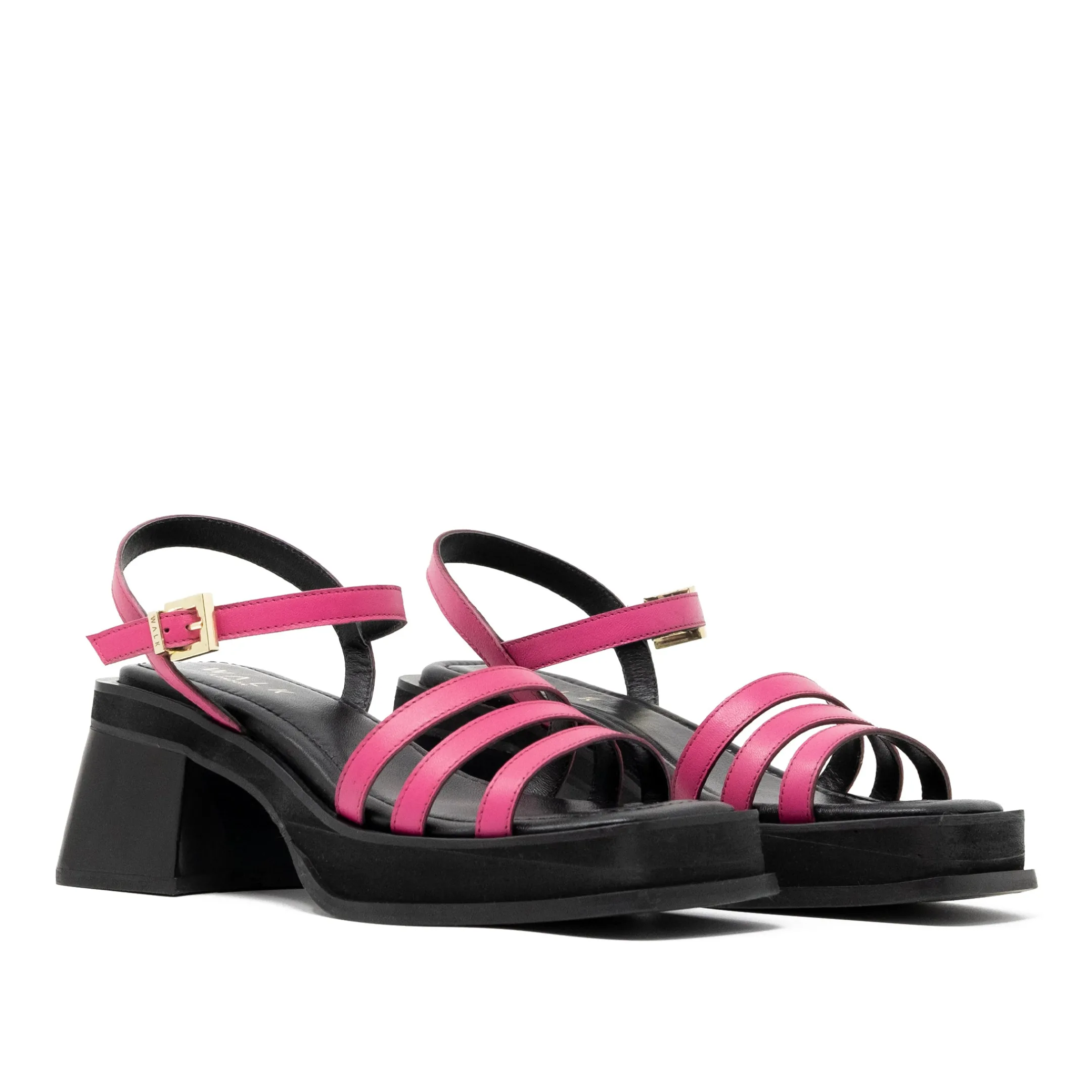 Hot Walk London Lily Ankle Strap Heel Sandal Pink