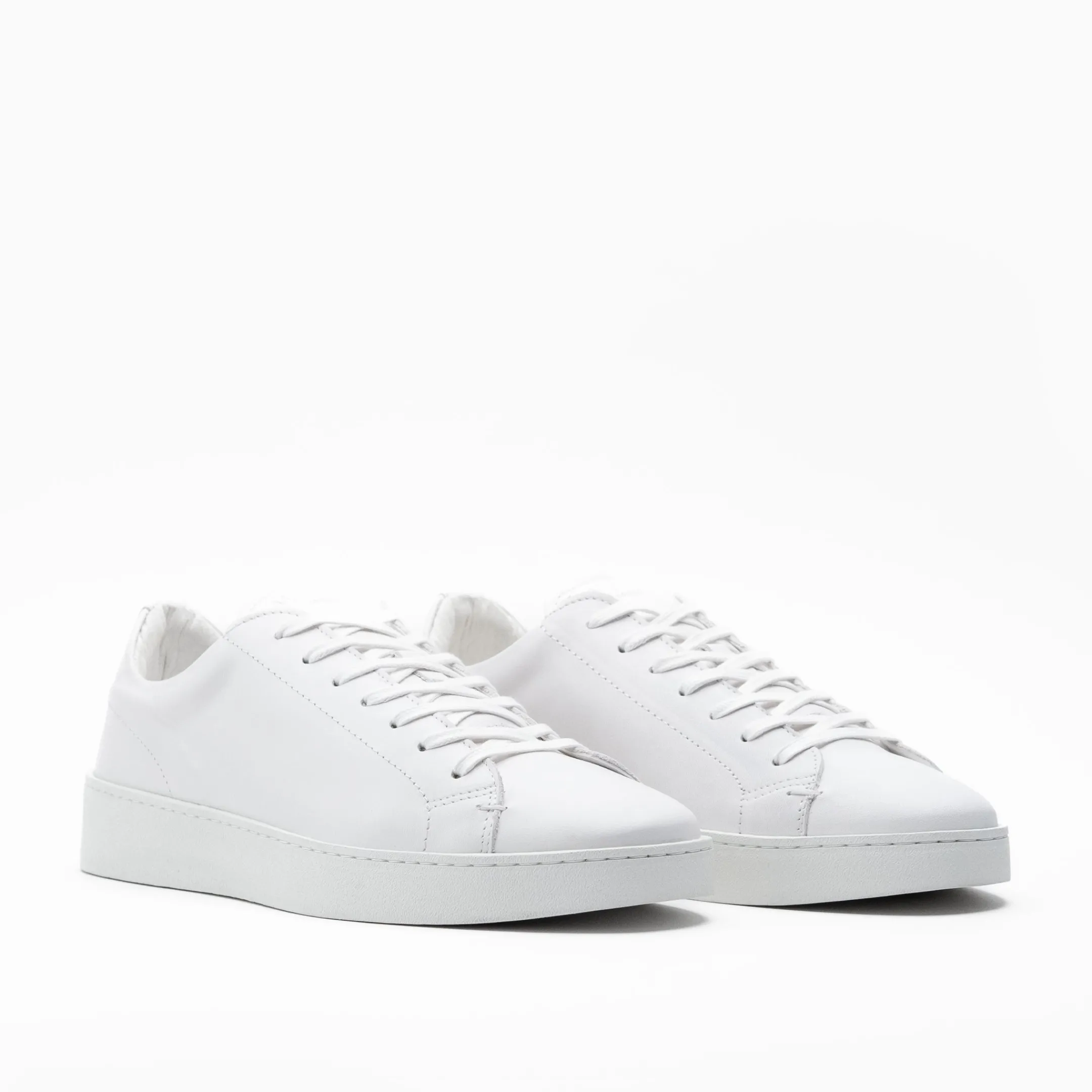 Shop Walk London Marco Trainer White Leather