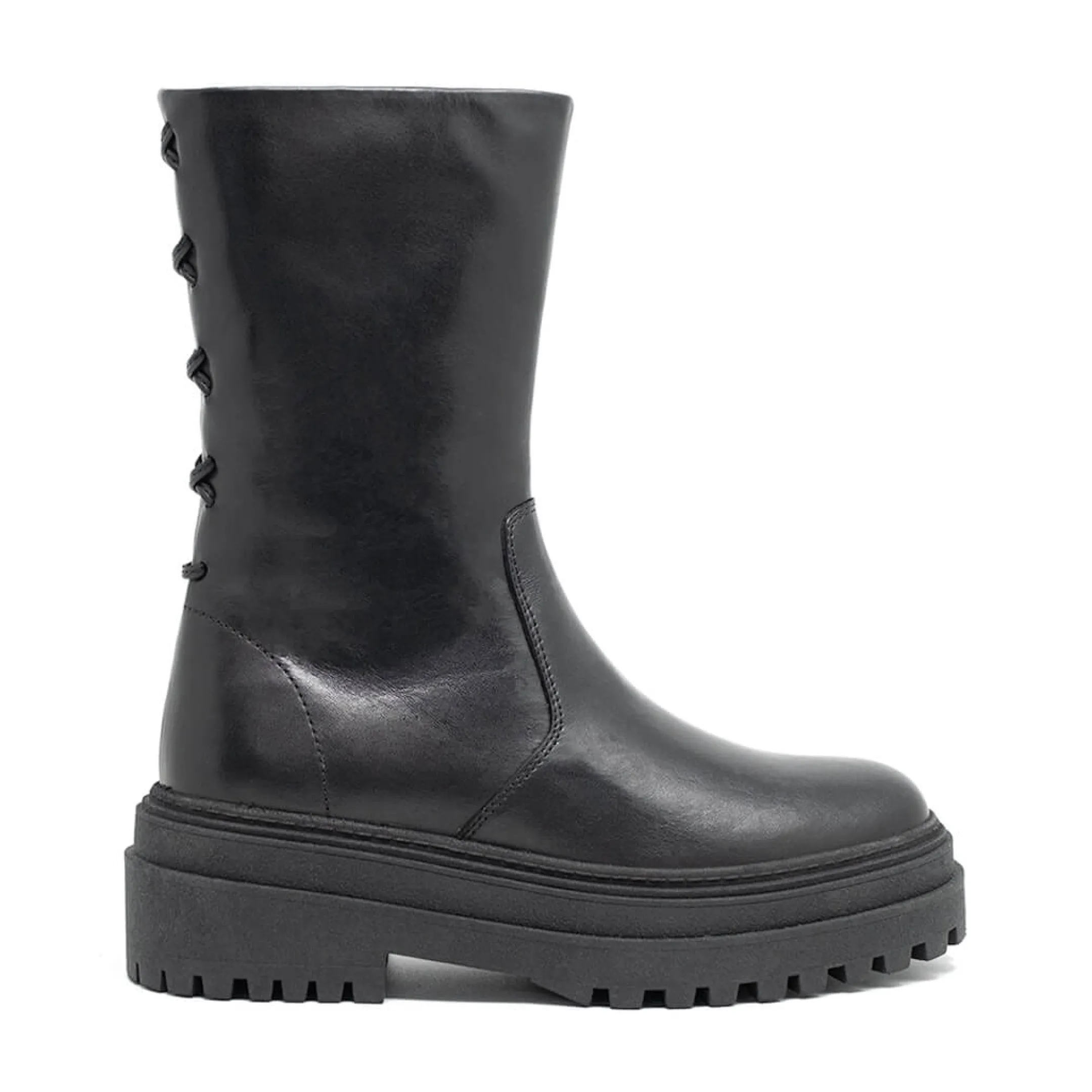 Fashion Walk London Margot Boot Black Leather