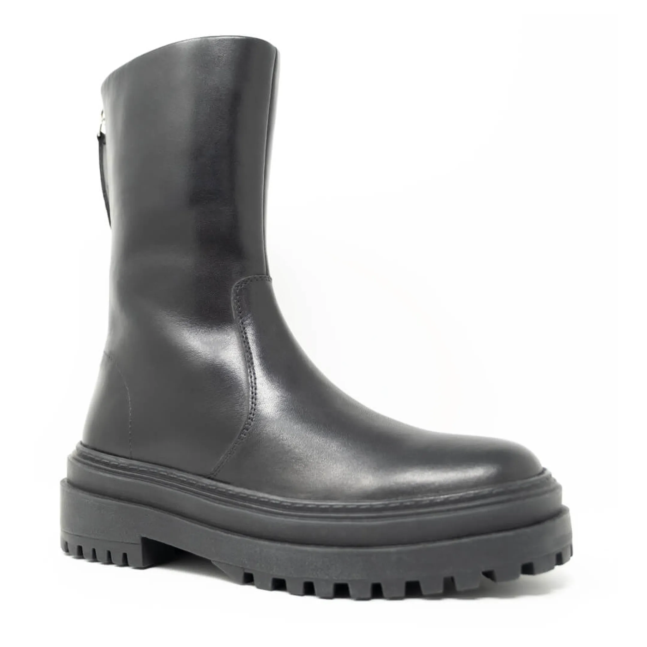 Cheap Walk London Margot Zip Boot Black Leather
