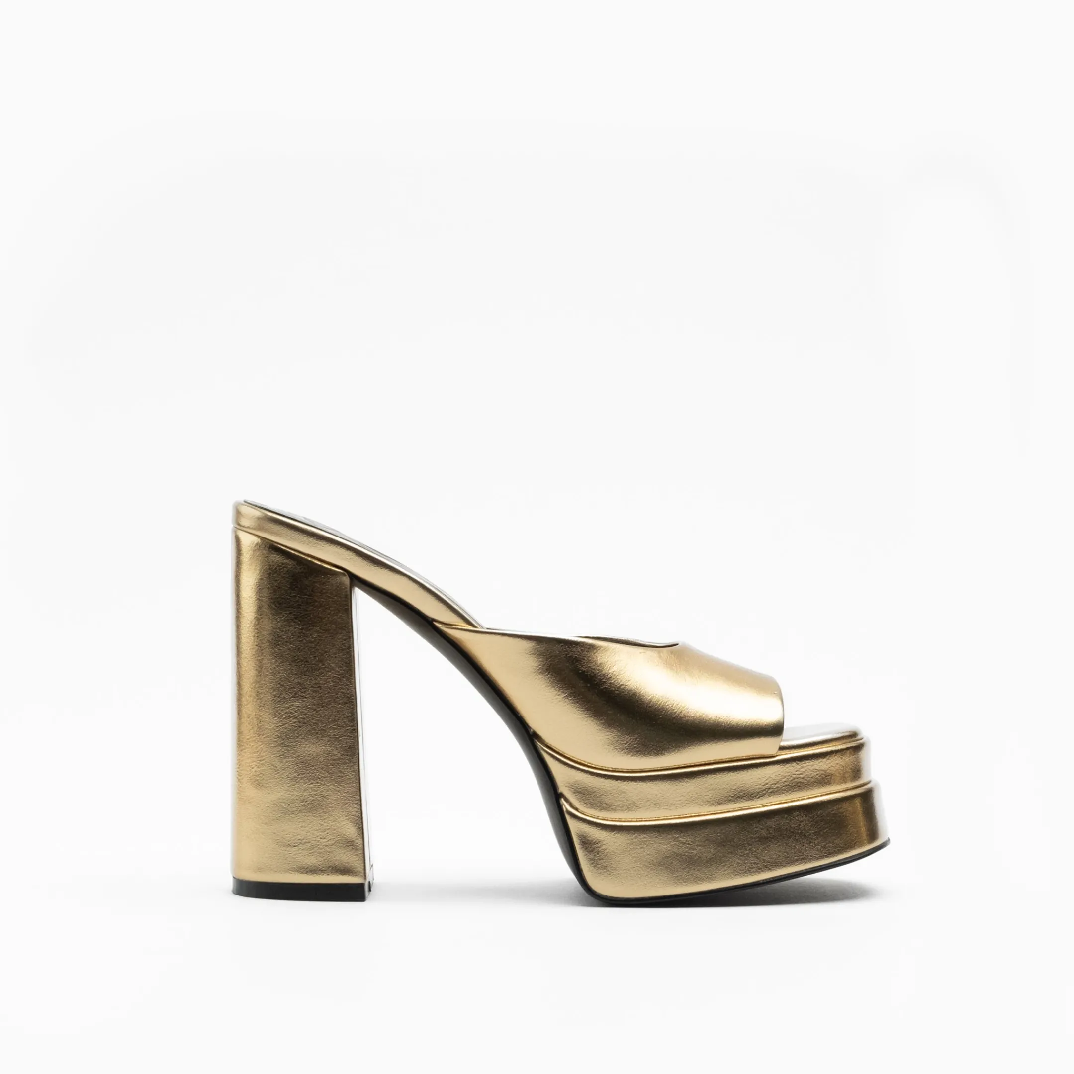 Sale Walk London Phoebe Platform Mule Gold