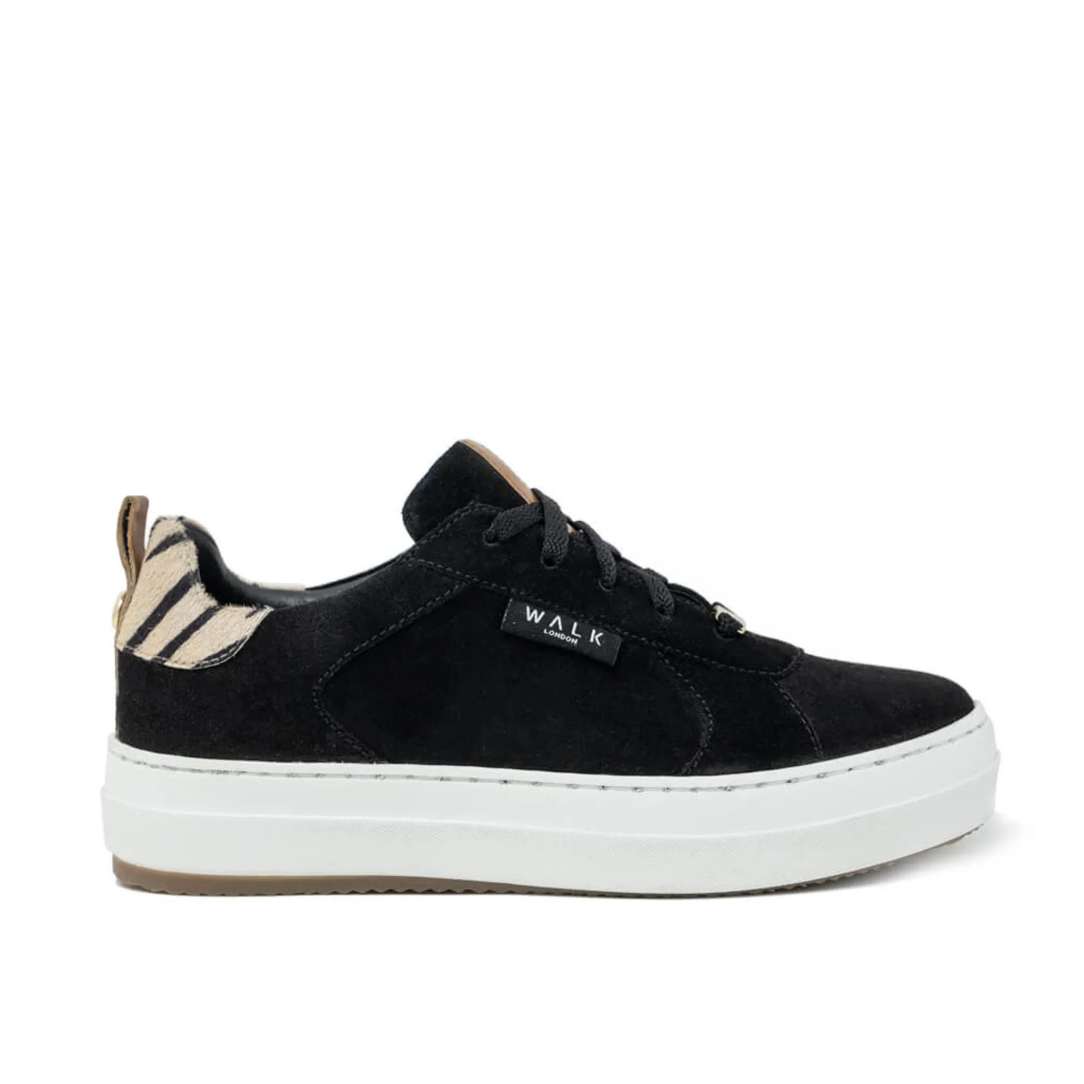 Best Sale Walk London Sahara Sneaker Black / Zebra