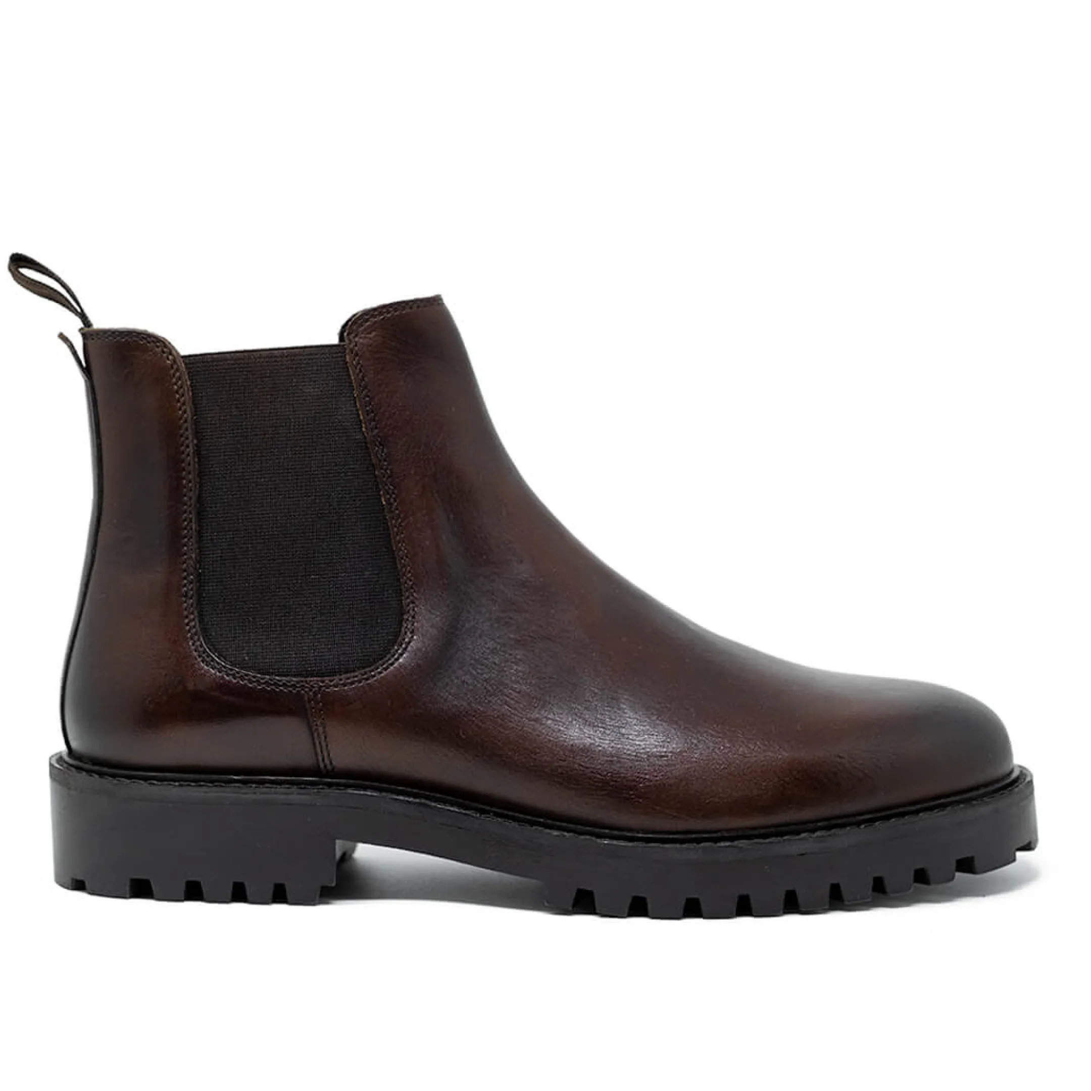 Shop Walk London Sean Chelsea Boot Brown Leather