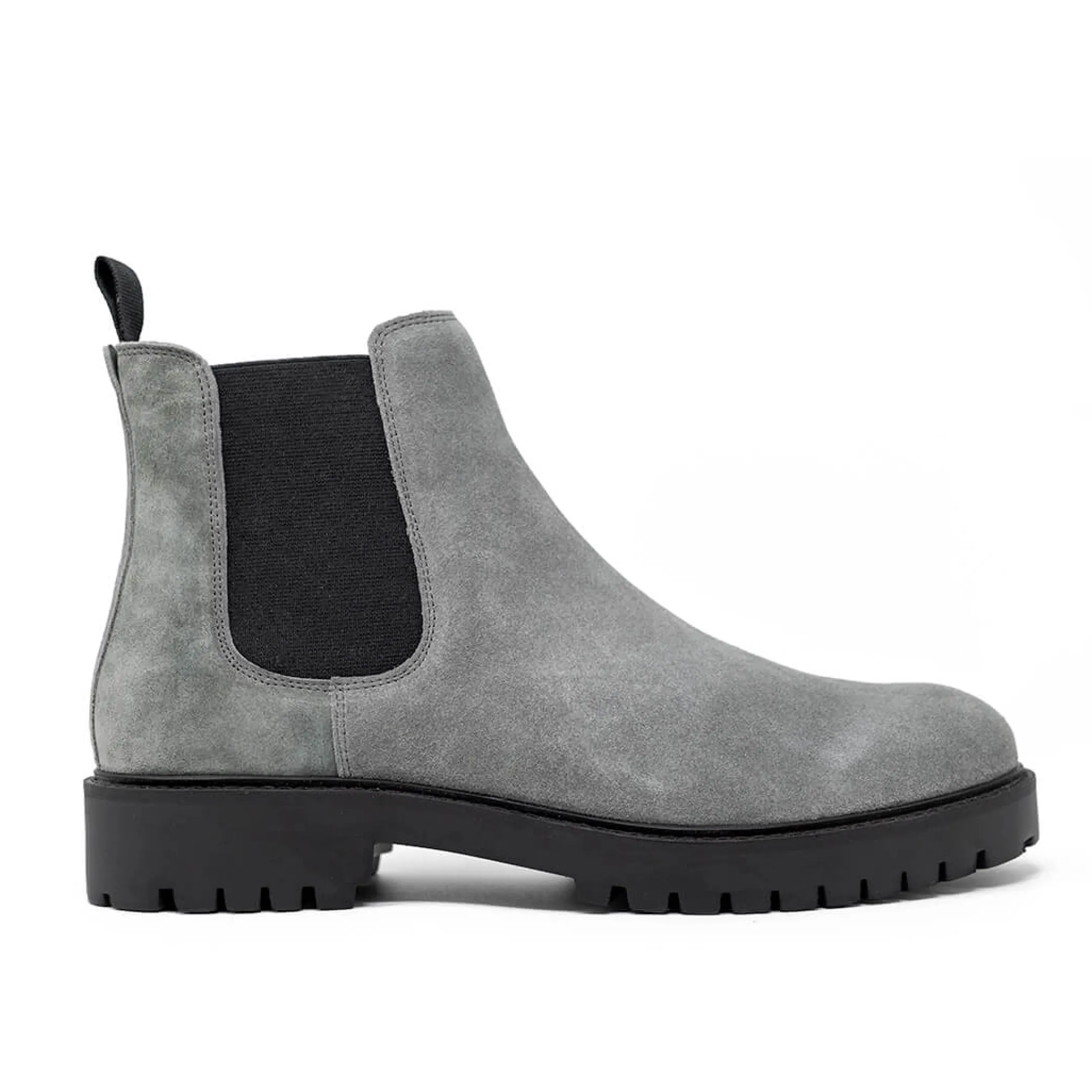 Best Walk London Sean Chelsea Boot Grey Suede
