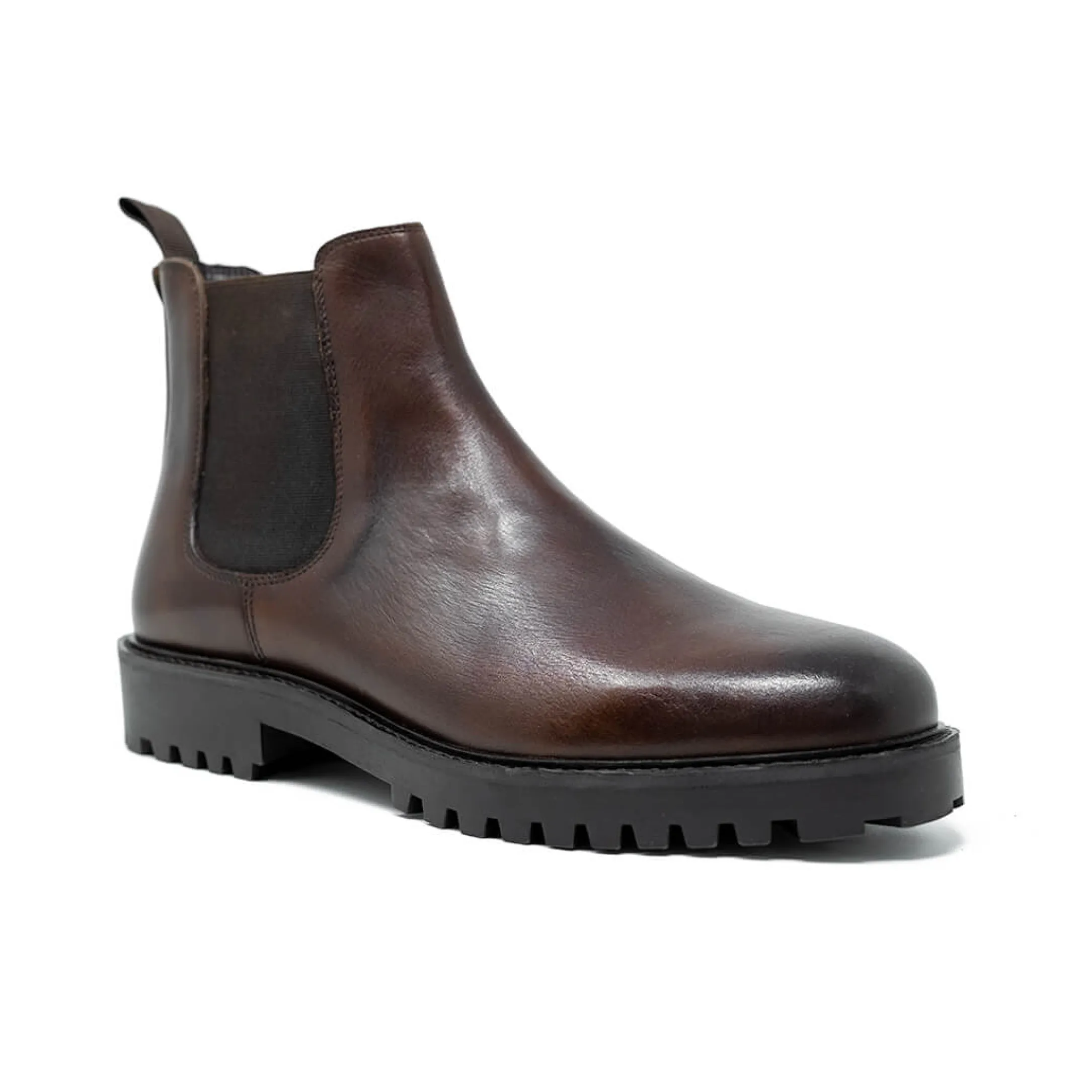 Shop Walk London Sean Chelsea Boot Brown Leather