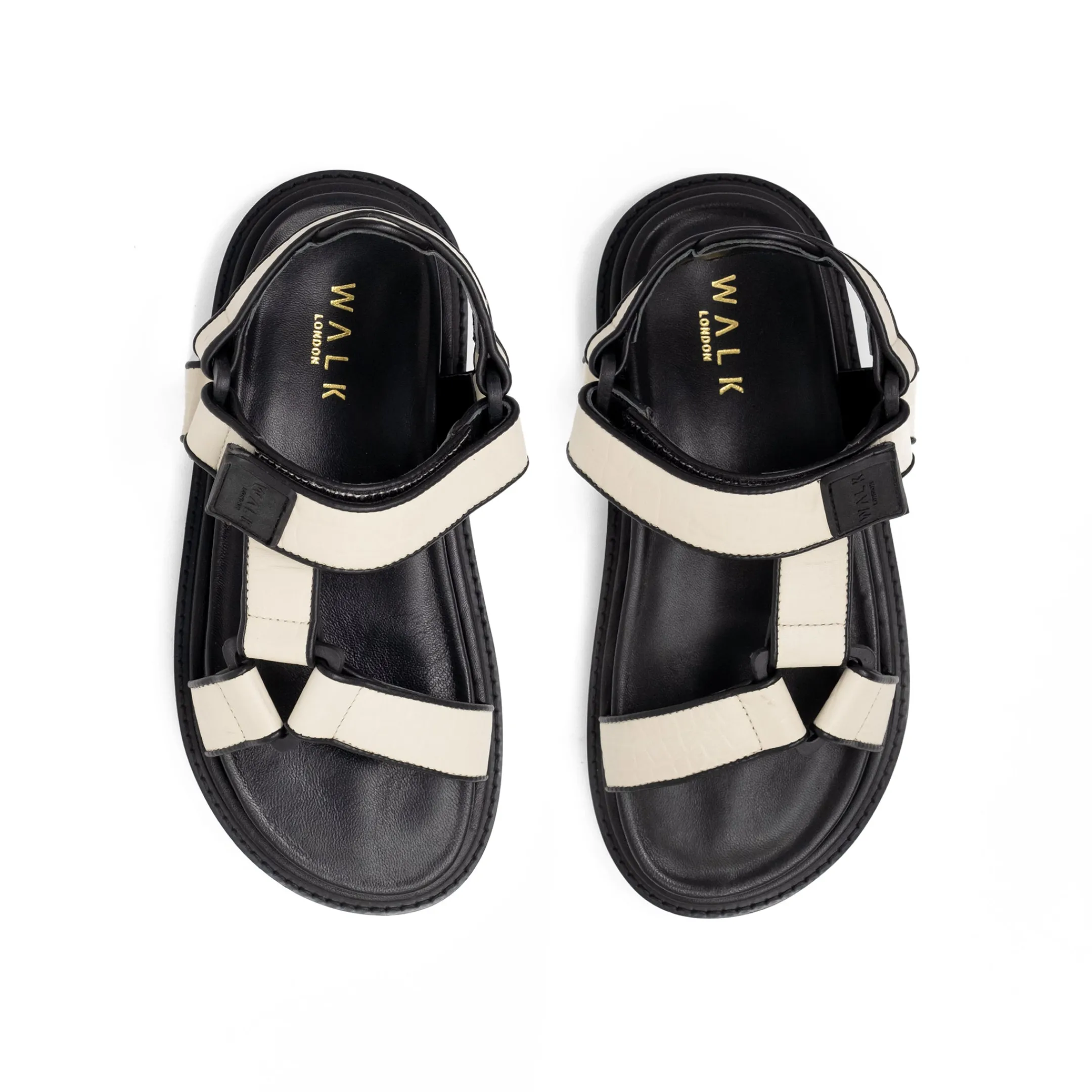 Cheap Walk London Stockholm Sandal Off White