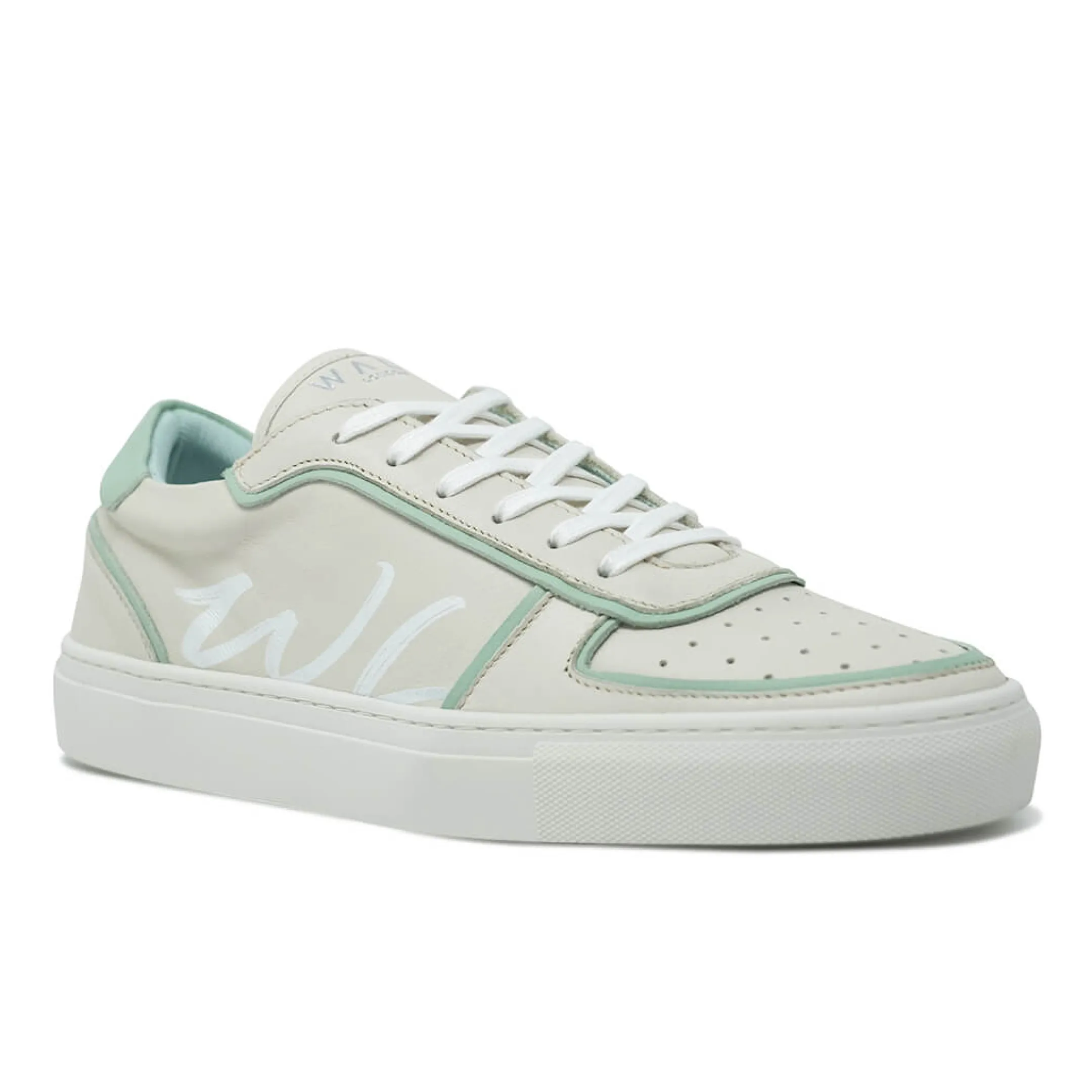 Best Sale Walk London Valley Sneaker Off White & Mint